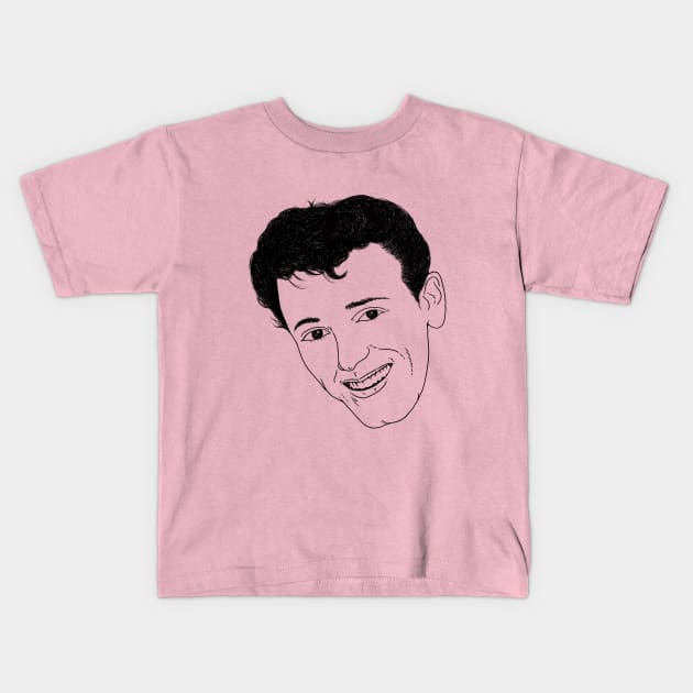 Gene Vincent Kids T-Shirt by TheCosmicTradingPost